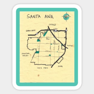 Santa Ana Sticker